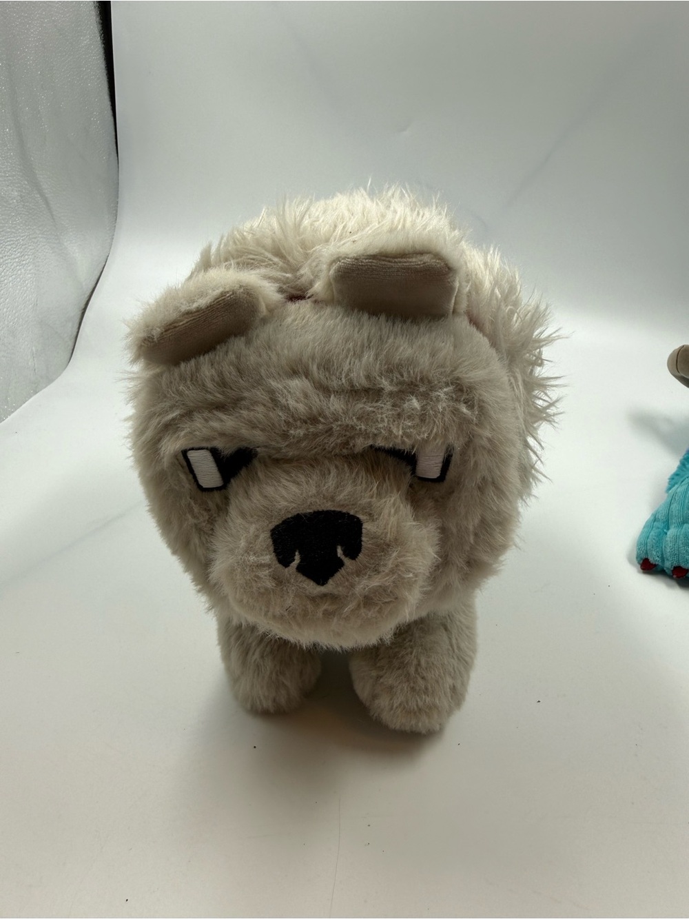 Mattel Minecraft movie animatronic wolf plush works 11 x 7 inch
